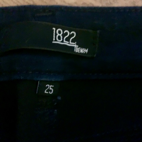NWOT 1822 Denim Mid-Rise Skinny Crop Size 25 - Picture 3 of 6